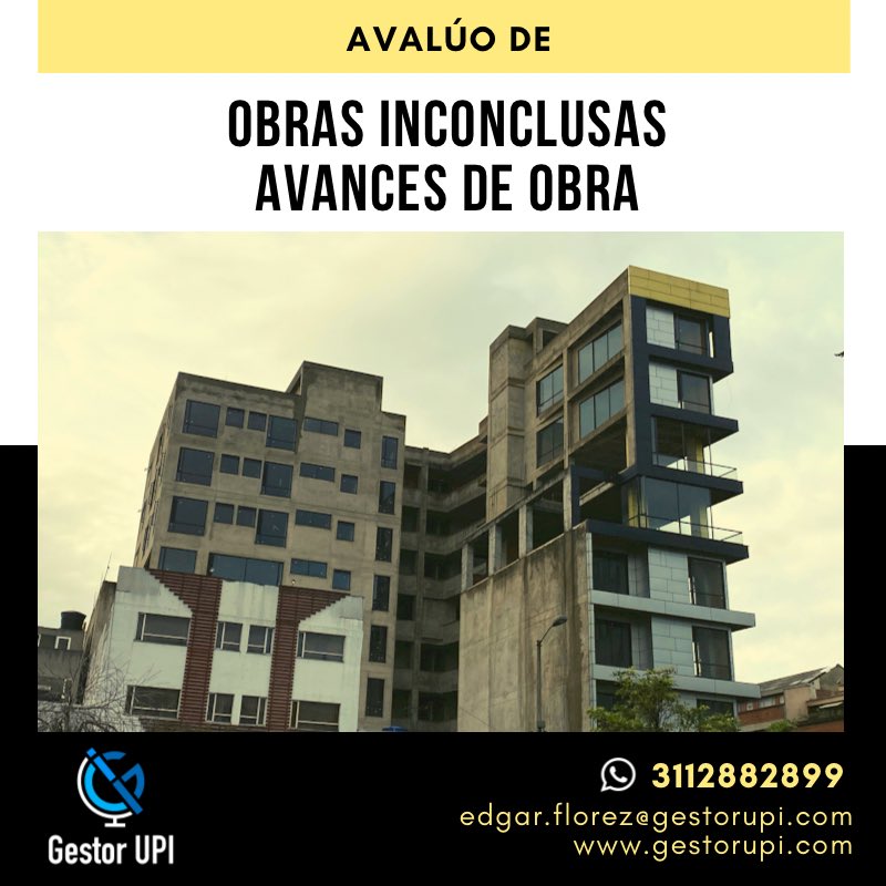 GestorUPI's tweet photo. El avalúo de un avance de obra y/o una obra inconclusa requiere de un análisis técnico y financiero.

#GestorUPI #avaluo #avaluocomercial #avancedeobra #obrainconclusa #obracivil #ingenieriacivil #avaluoobracivil #arquitectura #raa #rna https://t.co/HpAyBclxUp