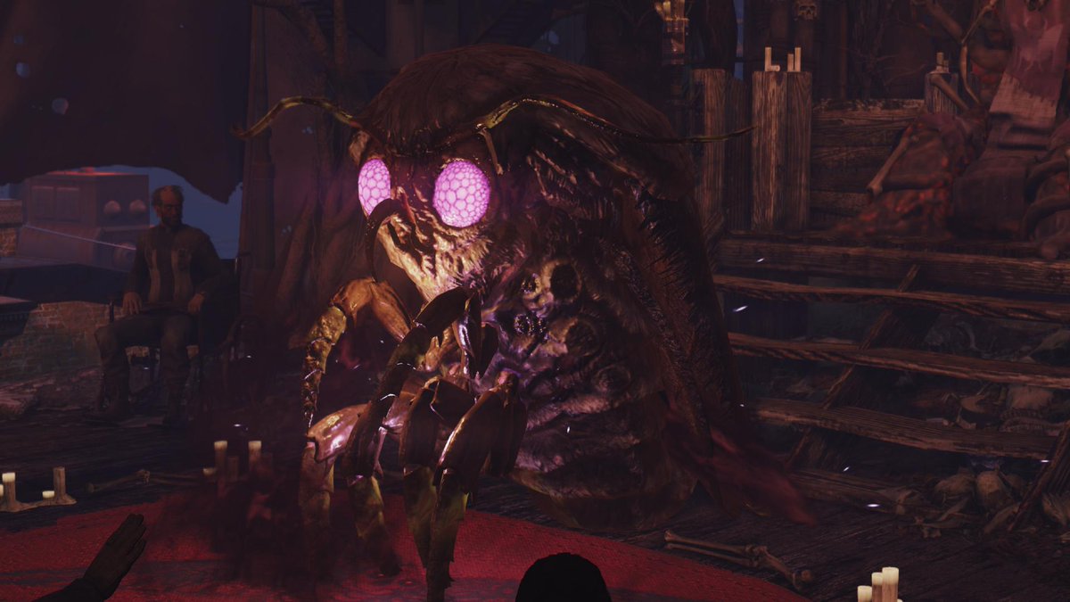 SixRiverOtters's tweet photo. Mothman #fallout76 #fo76 #cryptids #mothman #falloutscreenshots #PS4share https://t.co/CRK94ksTEO