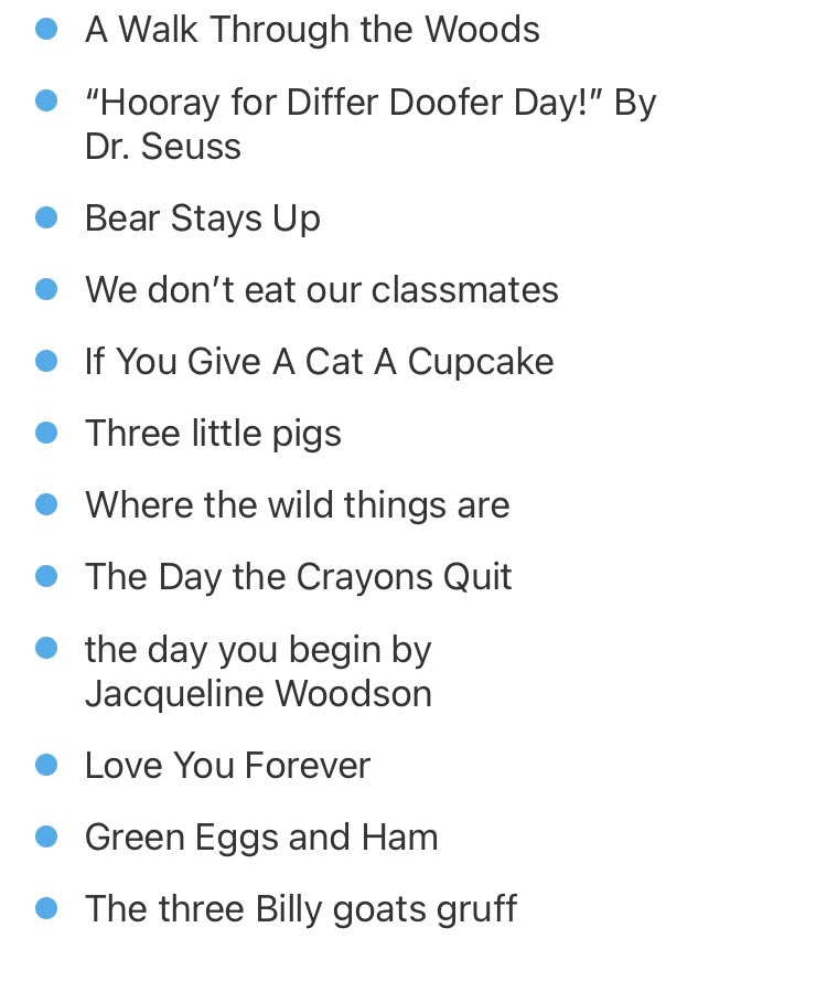 teacherman82's tweet photo. Picture books CAN be used at the secondary level. Here are the favorite titles from the teachers in my 11:00 session today. #EngageOK #oklaed https://t.co/rPe2UTzBsk