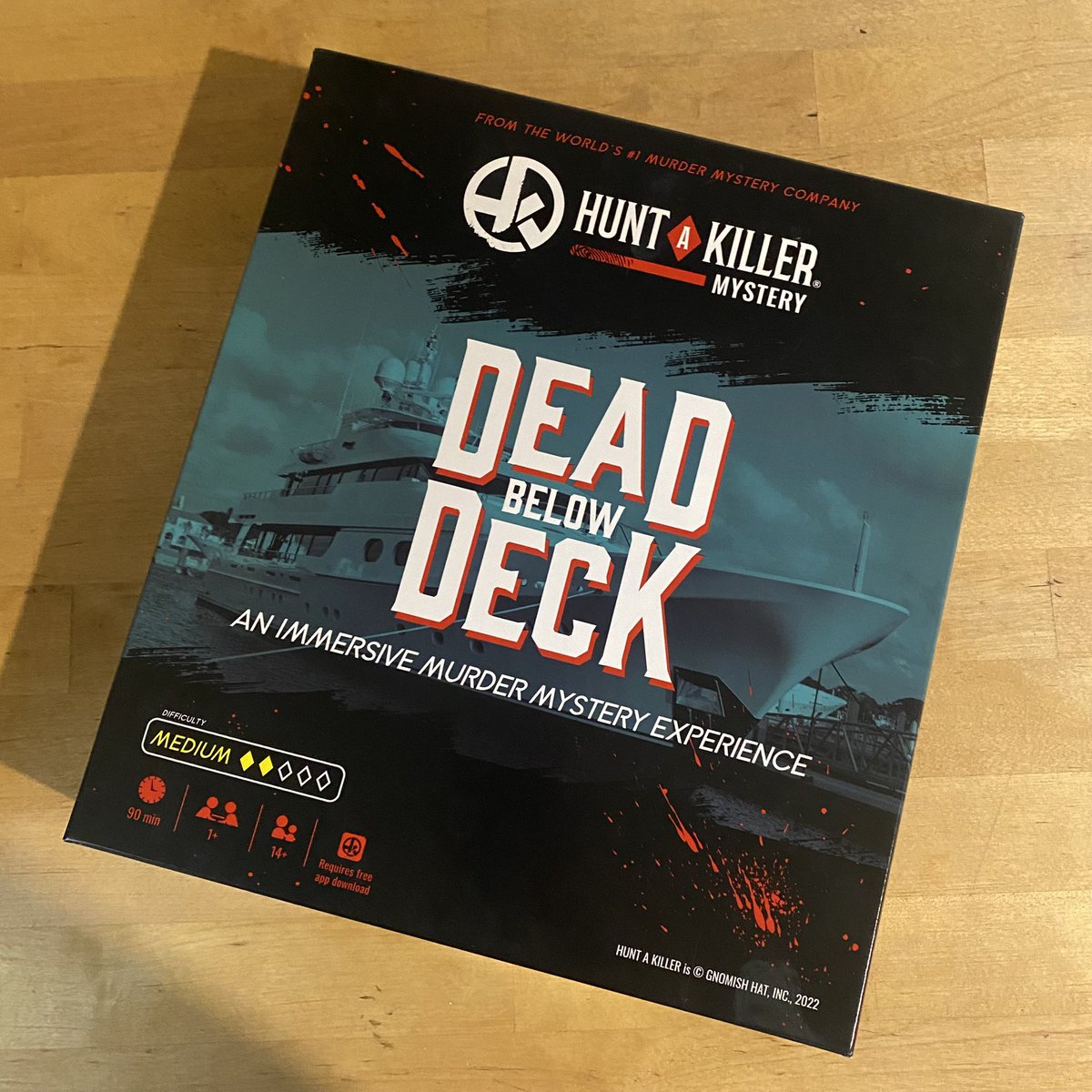huntakillerinc's tweet photo. A new Hunt A Killer experience is on the horizon! Batten down the hatches! #deadbelowdeck #huntakillerbox #detectivegame https://t.co/ZSxGEoPWwN