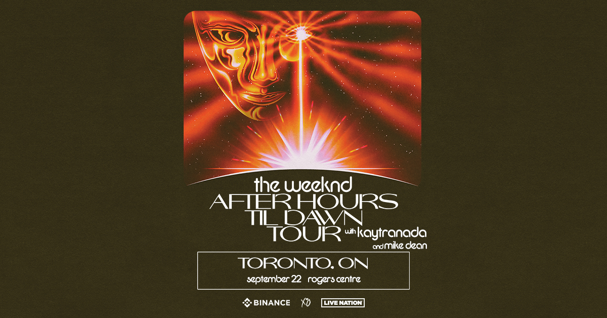 LiveNationON's tweet photo. .@theweeknd show at Rogers Centre has been rescheduled to Thursday, September 22nd. Please hold onto your tickets as they will be valid for the new date. https://t.co/dVnj89kZX6