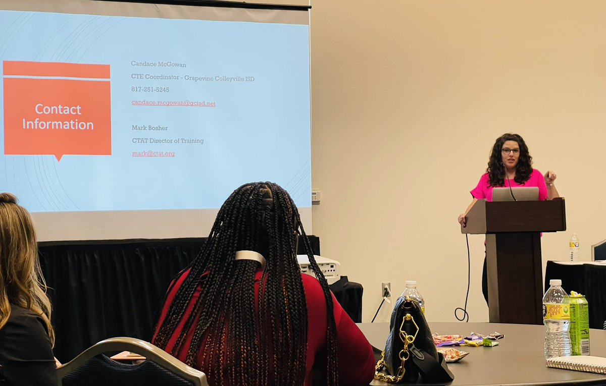 Great session on Graduation Requirements and CTE, @candace_cte ! Thank you for all the helpful info and resources links! #ctatsummer22 #careerteched