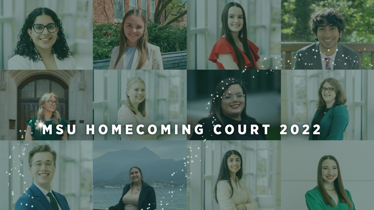 msualumni's tweet photo. Spartans, we are pleased to introduce the 2022-2023 #MSUHomecoming Court! Being selected to represent @michiganstateu on the Homecoming Court is considered one of the highest honors for MSU seniors. Congrats to this fantastic group!

Learn more: https://t.co/ycmDH1rgzY https://t.co/n0OwEQyu0N