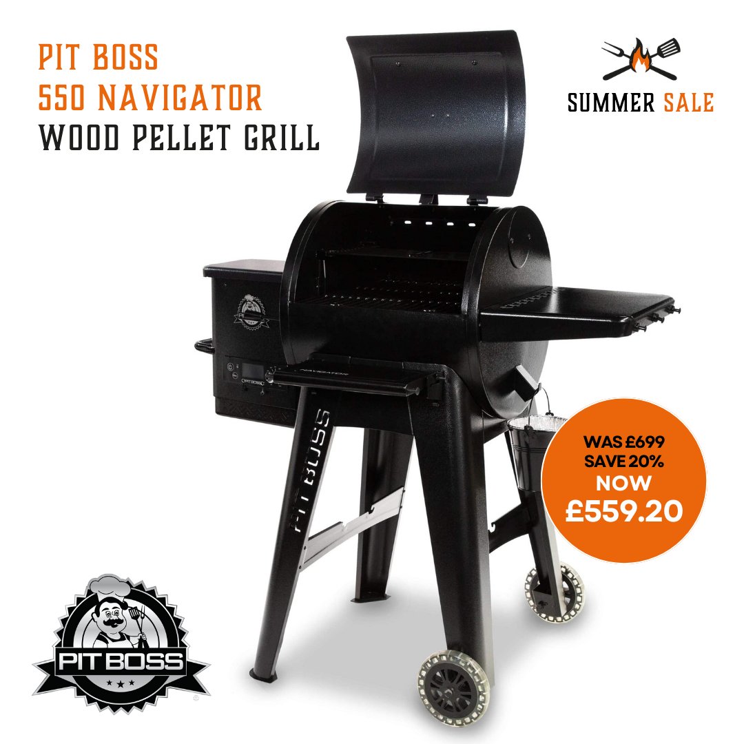 FireandFoodBBQ's tweet photo. 🔥 Pit Boss 550 Navigator Wood Pellet Grill 🔥

Advanced grilling technology, premium heavy gauge steel builds and 100% all-natural hardwood pellet fuel.

Enjoy Bigger, Hotter, Heavier features – that can only come from a Pit Boss grill.

** SAVE 20%**

👉 https://t.co/hoU9snVlxG https://t.co/bFaSbwOnE9