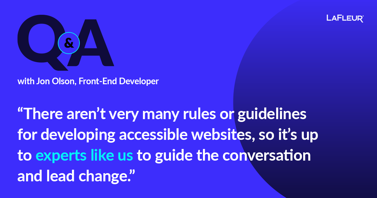 It’s Disability Pride Month! ADA compliance is part of every project we work on. 
And for those businesses with ideal clients that are injured (like a personal injury law firm or physical therapy group) having an ADA compliant website just makes sense. 
 lafleur.marketing/blog/10-minute…