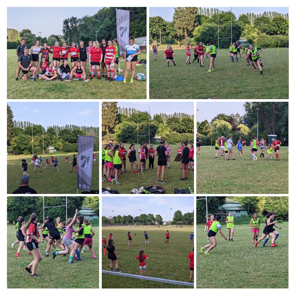 What a great evening with @rachtaylor13 & @9Jessk9 @rygbi711 
Thank you so much for coming along and giving our girls a fantastic training session. Lots of smiles at the end which is always great to see! 
#ArrowsArmy #RugbyGirls #Freedomtoexpress #Inspiringthenextgeneration 🏹🏉