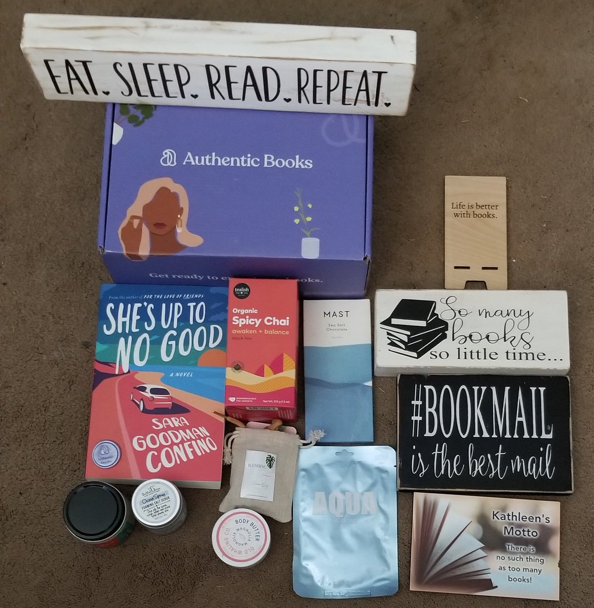 JerseyGirlBook's tweet photo. Today's Book Mail: June - @AuthenticBooks selection #AuthenticBooks #WomensFiction https://t.co/tvhhuZUTge