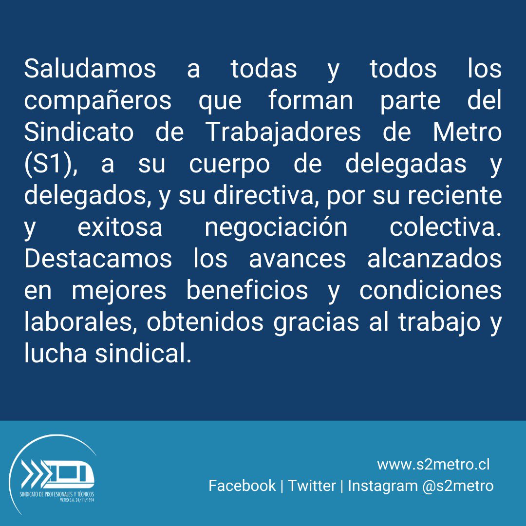Sindicato Profesionales y Técnic@s de Metro tweet media