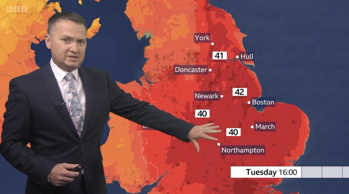 CoulingStuart's tweet photo. People keep banging on about 1976….  Yes it was a long hot summer but max temp in lincs that year was 32c, tomorrow 42 is predicted.  You can’t compare. https://t.co/GD2TrmRuae