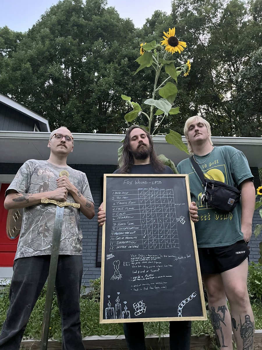 We’ve finished tracking LP3 at Sobek Sound.