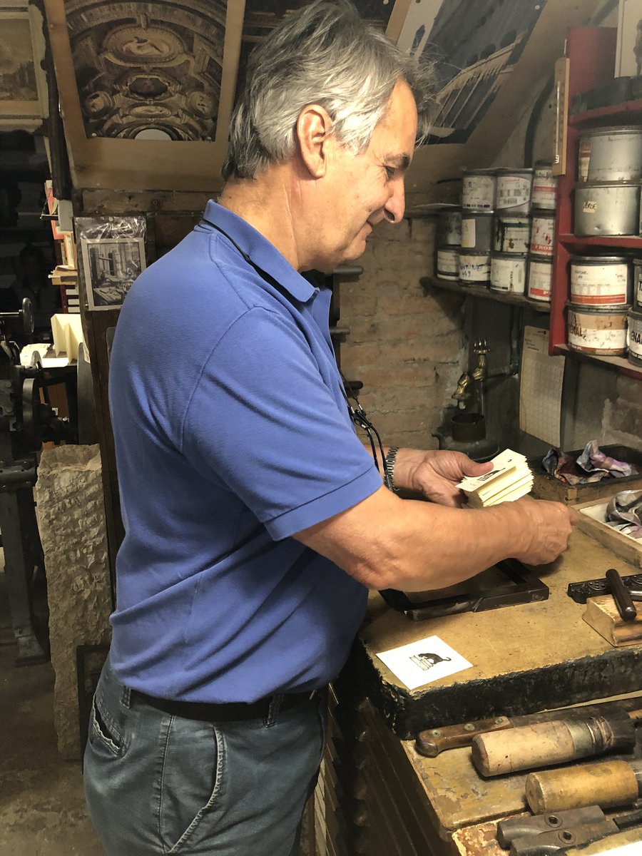 lucyjayneN's tweet photo. 12 years ago, I ordered stationery from Gianni Basso Stampatore while in Venice. I returned today and within 10 minutes he had located the sample he’d kept of my original order 💕 Looking forward to getting my new order in a few weeks’ time!! https://t.co/MZXPN6lOij