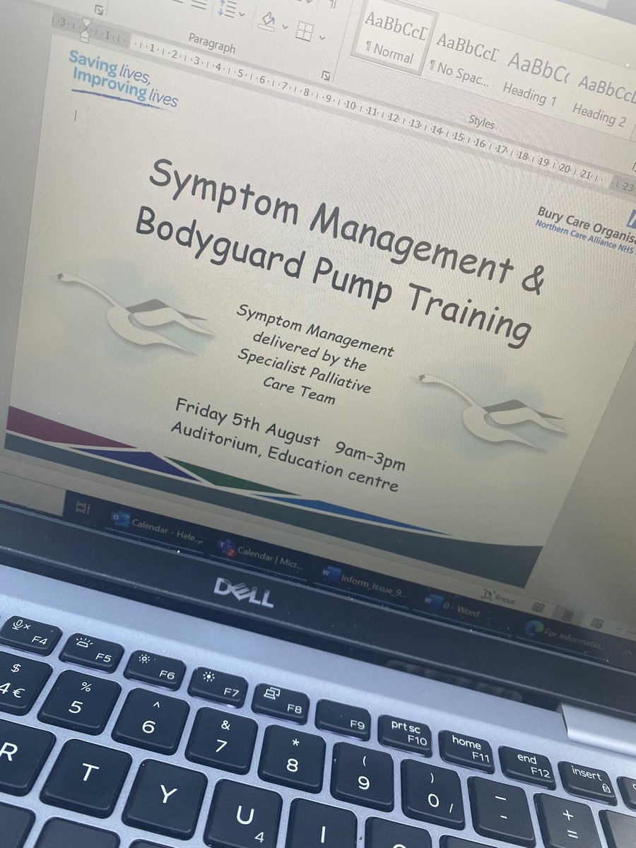Friday 5th August we are able to offer FACE 2 FACE symptom management and BGT pump training ! We have missed you, book your place via the training bulletin 👐🏻👐🏻 <a href="/shellbeck/">Michelle McGill</a> @Sandras16073634 <a href="/AJBeeBam/">Amanda Bamford</a> <a href="/BuryCO_NHS/">Bury Care Organisation</a> <a href="/RoberstMarie/">Marie roberst</a> <a href="/angehulse01/">Angela Hulse</a> #symptommanagement #endoflife