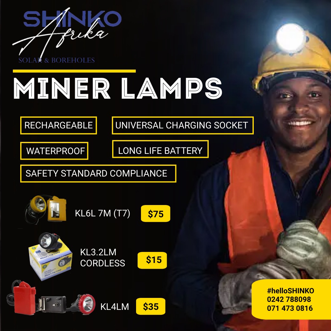 ShinkoSolar's tweet photo. Get these miner lamps at a very affordable price from Shinko Afrika. Call us today to find out more!
#helloShinko #Mining #Caplamps https://t.co/s0HXG1Wj65