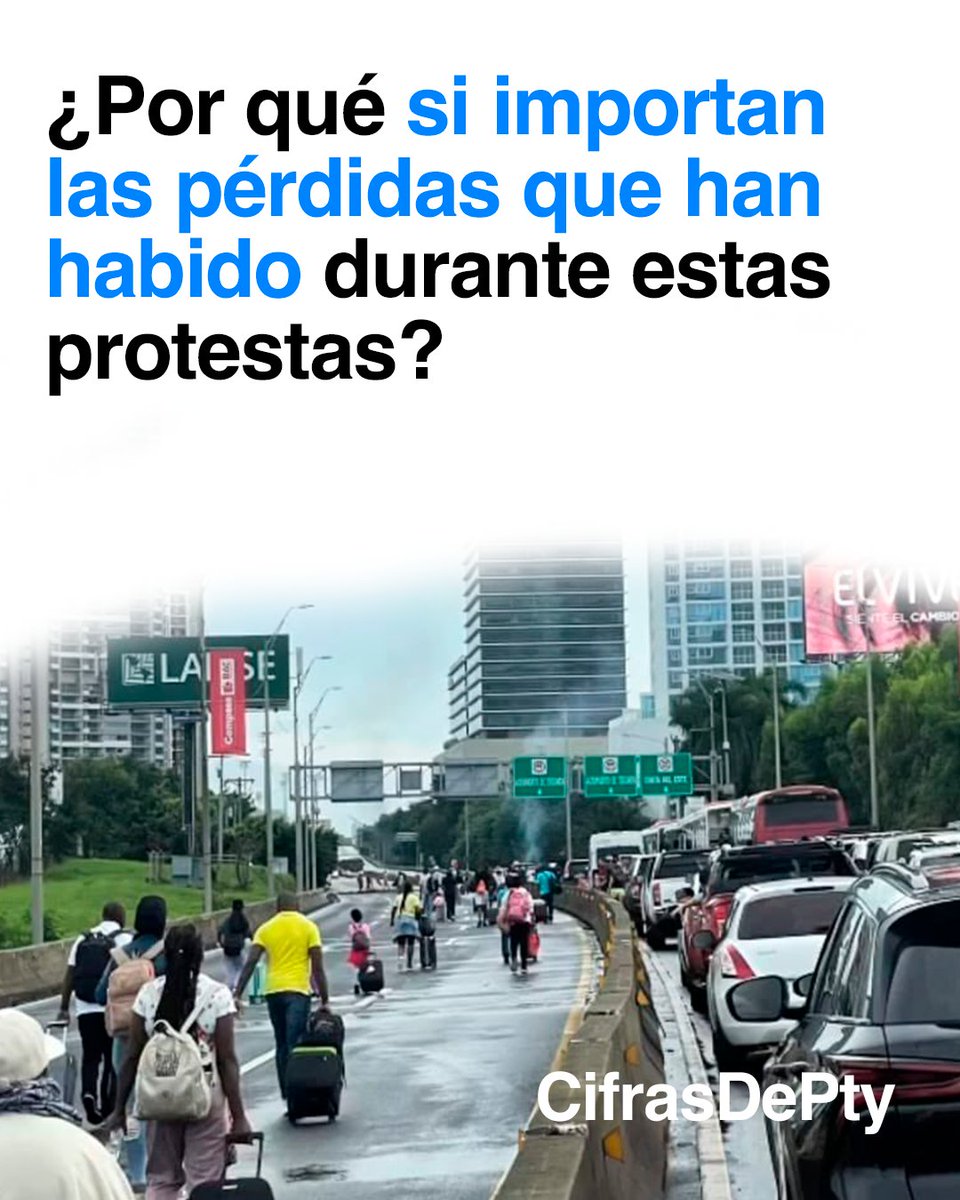 cifrasdepty's tweet photo. #EXCLUSIVA

¿Por qué si importan las pérdidas que han habido durante estas protestas? 

Un punto de vista diferente sobre lo que está pasando en el país. 

#PanamaProtesta #HuelgaPanama2022 https://t.co/PUYca3vzZF
