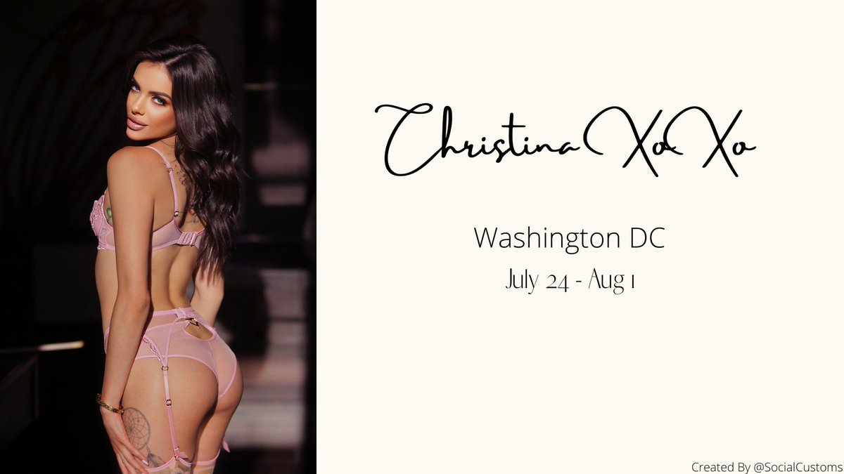 SocialCustoms's tweet image. XoXo💋@ChristinaXoXo18