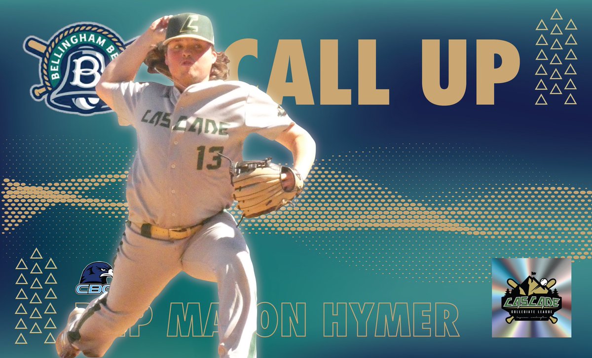 Congrats to Mason Hymer (<a href="/CBCBaseball22/">CBC Baseball</a>) on signing with <a href="/bhambells/">Bellingham Bells</a> of the <a href="/WCLBaseball/">West Coast League</a>. Hymer is our 26th call-up in league history. 🏔