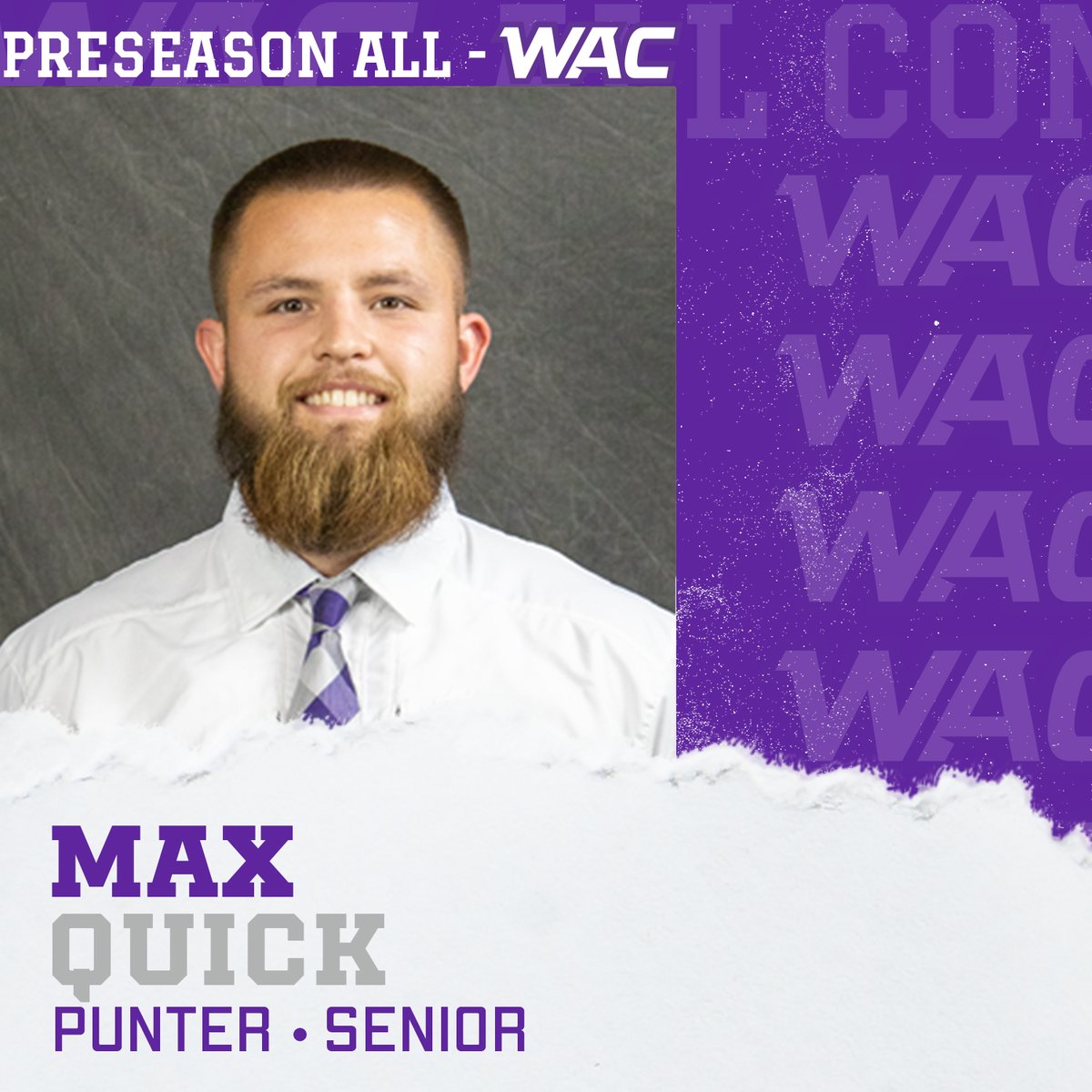 Congratulations to Max Quick (P) for being named to the Preseason All-WAC Team !

#AxeEm x #RaiseTheAxe