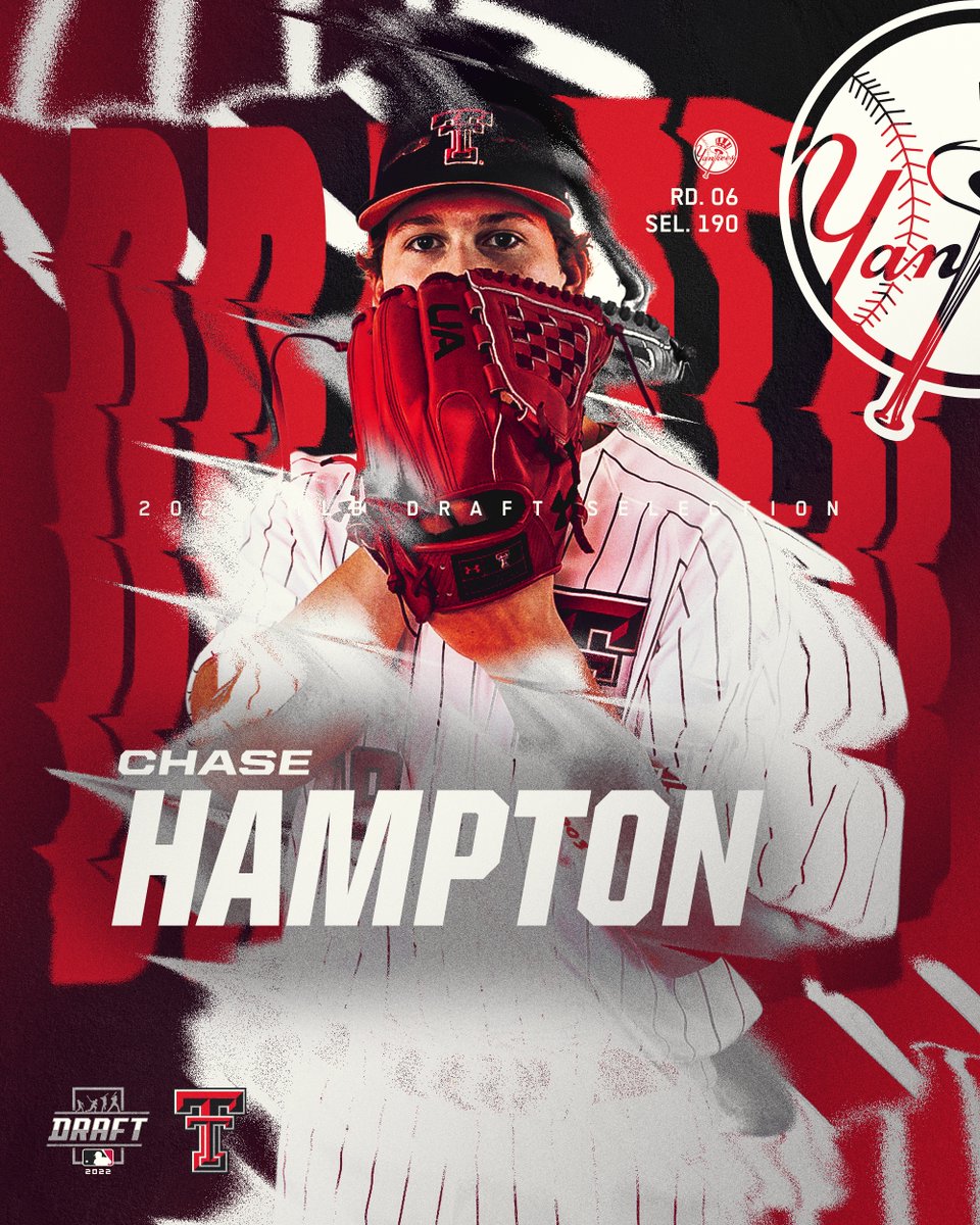 Texas Tech Baseball (@ttu_baseball) on Twitter photo ๐๐๐ ๐๐๐๐๐ // ๐๐๐ ๐๐๐๐
๐
The <a href="/Yankees/">New York Yankees</a> got its guy!
<a href="/ChaseHampton7/">Chase Hampton</a> โ๏ธ #RaidลฆheLeague ๐๐๐ ๐๐๐๐๐ // ๐๐๐ ๐๐๐๐
๐
The <a href="/Yankees/">New York Yankees</a> got its guy!
<a href="/ChaseHampton7/">Chase Hampton</a> โ๏ธ #RaidลฆheLeague
