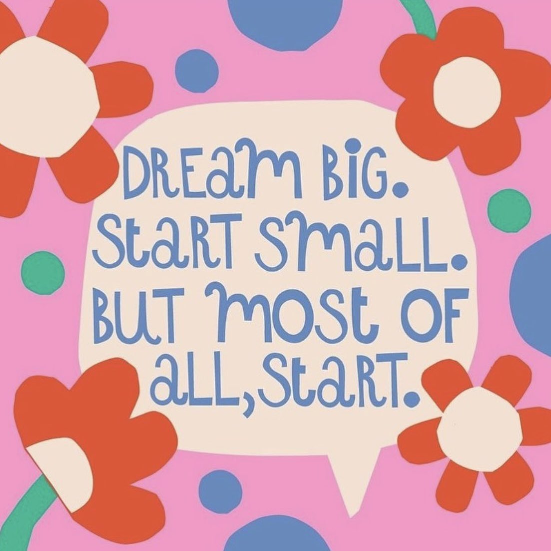 Dream big. Start small. But most of all, start

Image: instagram.com/your.model.life