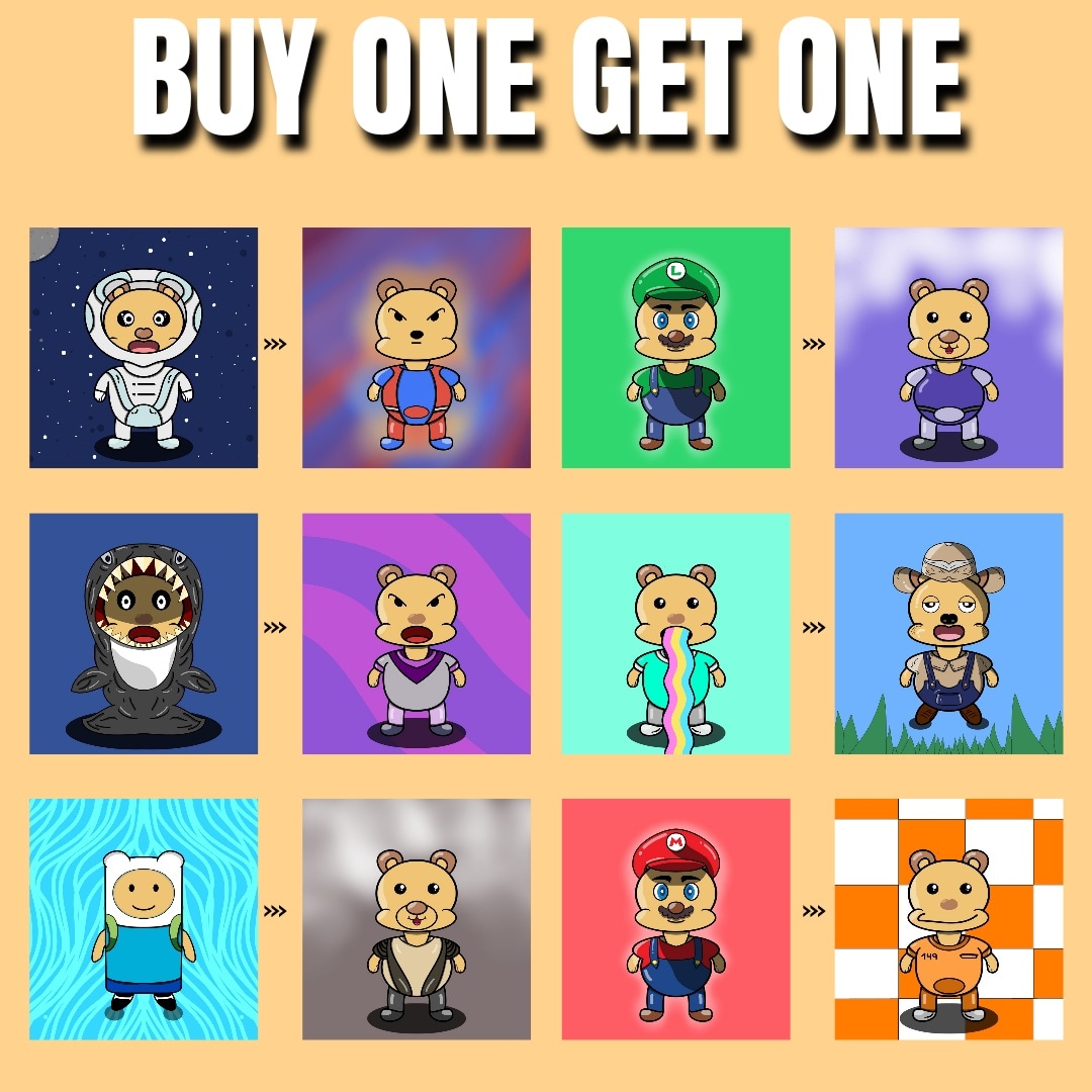 WakinTham's tweet photo. Let's go guys🎉❤️
We have 15 Babear listed and now we will make an event to take a house for this cute Babears. Let's go! 
🔗https://t.co/ojFVlPalFJ

(Dm to claim)

#nft #nftdrop #NFTCommmunity #Babear #nftartists https://t.co/2rpveZFi4M