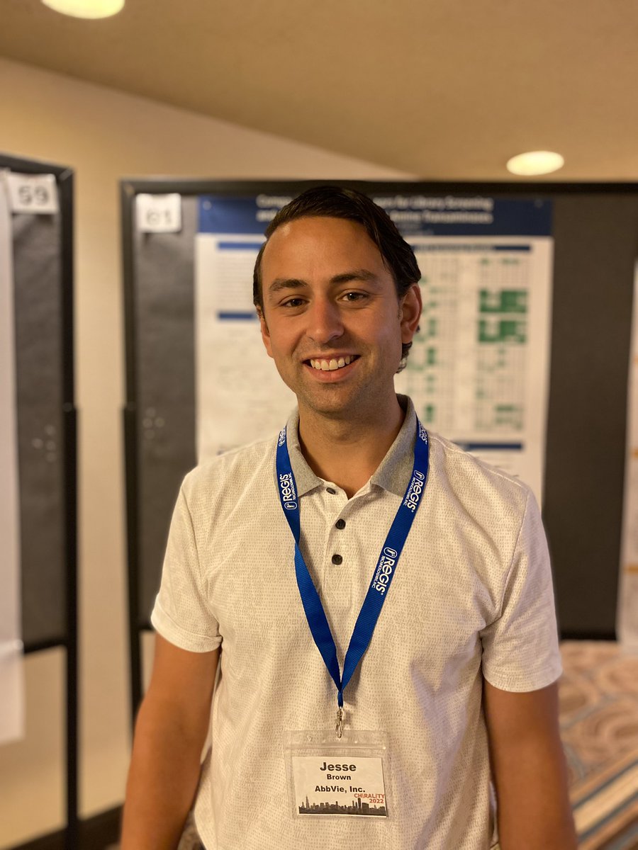Aleks Holownia (@aleksholownia) on Twitter photo What an exciting day <a href="/chirality2022/">Chirality2022</a>! Many speakers, including Nobel prize laureate <a href="/MacMillan_Lab/">MacMillan Group</a>, as well as a poster session including PRD’s own Jesse Brown showcasing some exciting work from our biocatalysis group. What an exciting day <a href="/chirality2022/">Chirality2022</a>! Many speakers, including Nobel prize laureate <a href="/MacMillan_Lab/">MacMillan Group</a>, as well as a poster session including PRD’s own Jesse Brown showcasing some exciting work from our biocatalysis group.