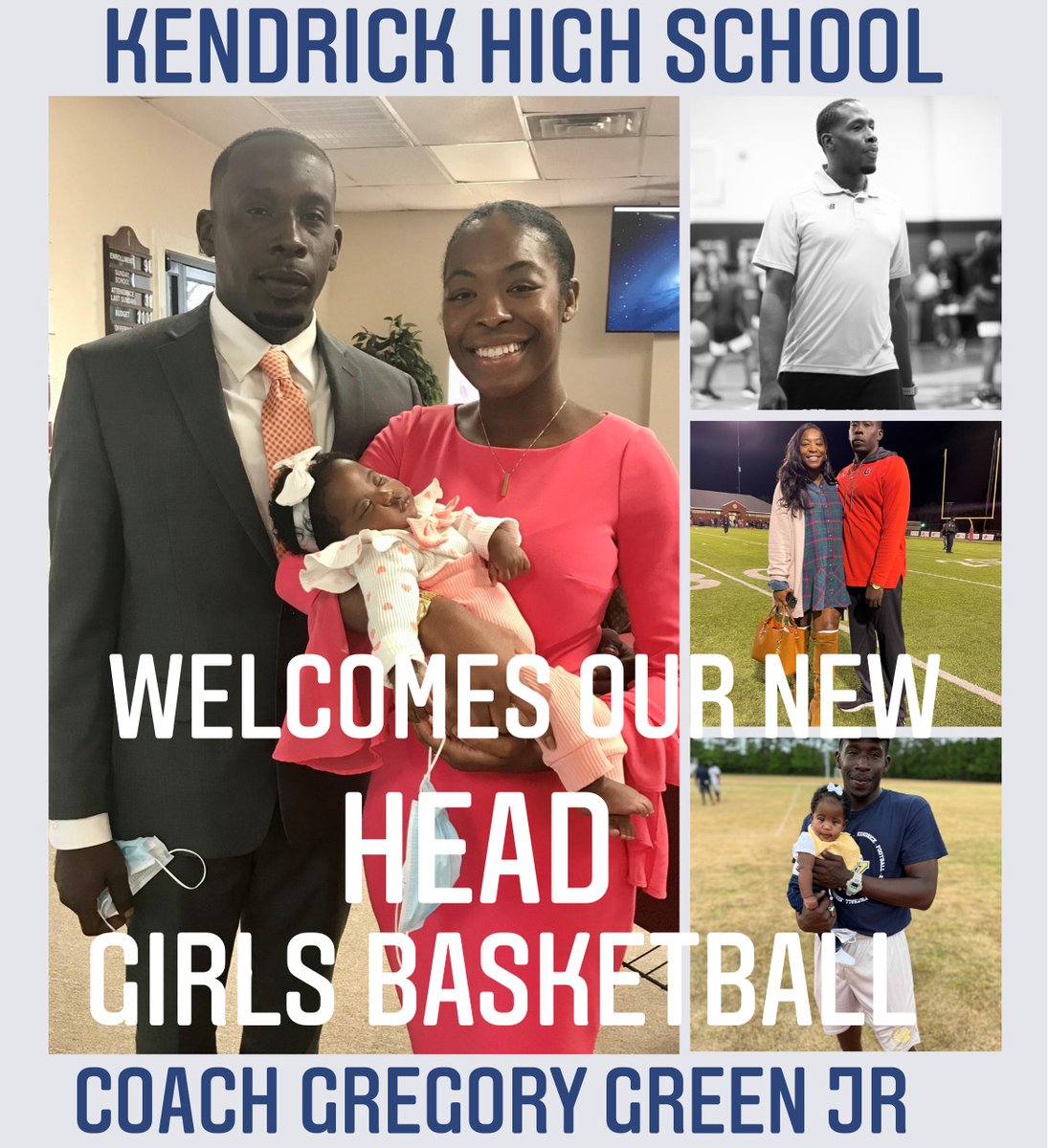 Kendrick High School (@kendrickhigh) on Twitter photo Kendrick High School proudly introduces our new Head Girls Basketball Coach, Gregory V. Green Jr. Please review our Facebook and Instagram for Bio information <a href="/rexcastillotv/">Rex Castillo</a> <a href="/wtvmsports/">WTVM Sports Leader 9</a> <a href="/jahop23/">Jonathon Hoppe</a> <a href="/WRBLSports/">WRBL News 3 Sports</a> <a href="/MarkRiceLE/">Mark Rice</a> <a href="/JPattersonTV/">Jack Patterson</a> Kendrick High School proudly introduces our new Head Girls Basketball Coach, Gregory V. Green Jr. Please review our Facebook and Instagram for Bio information <a href="/rexcastillotv/">Rex Castillo</a> <a href="/wtvmsports/">WTVM Sports Leader 9</a> <a href="/jahop23/">Jonathon Hoppe</a> <a href="/WRBLSports/">WRBL News 3 Sports</a> <a href="/MarkRiceLE/">Mark Rice</a> <a href="/JPattersonTV/">Jack Patterson</a>