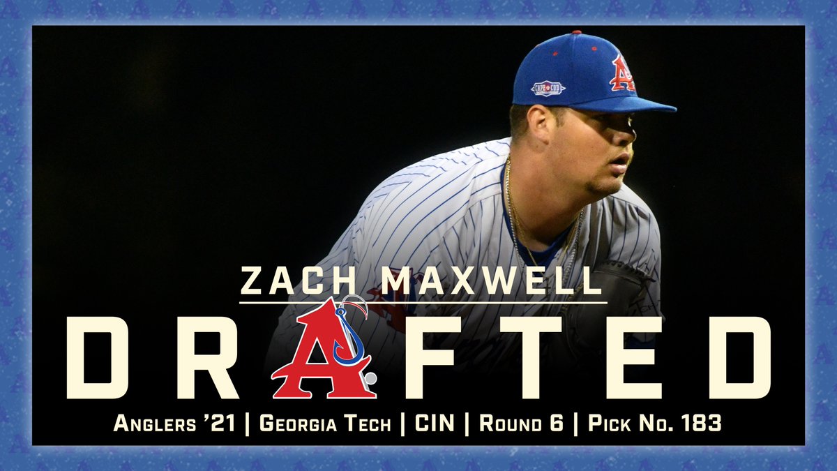 The Cincinnati Reds have selected Zach Maxwell (Chatham ’21) in the sixth round. Maxwell struck out 25 batters in 11.2 innings with the Anglers.