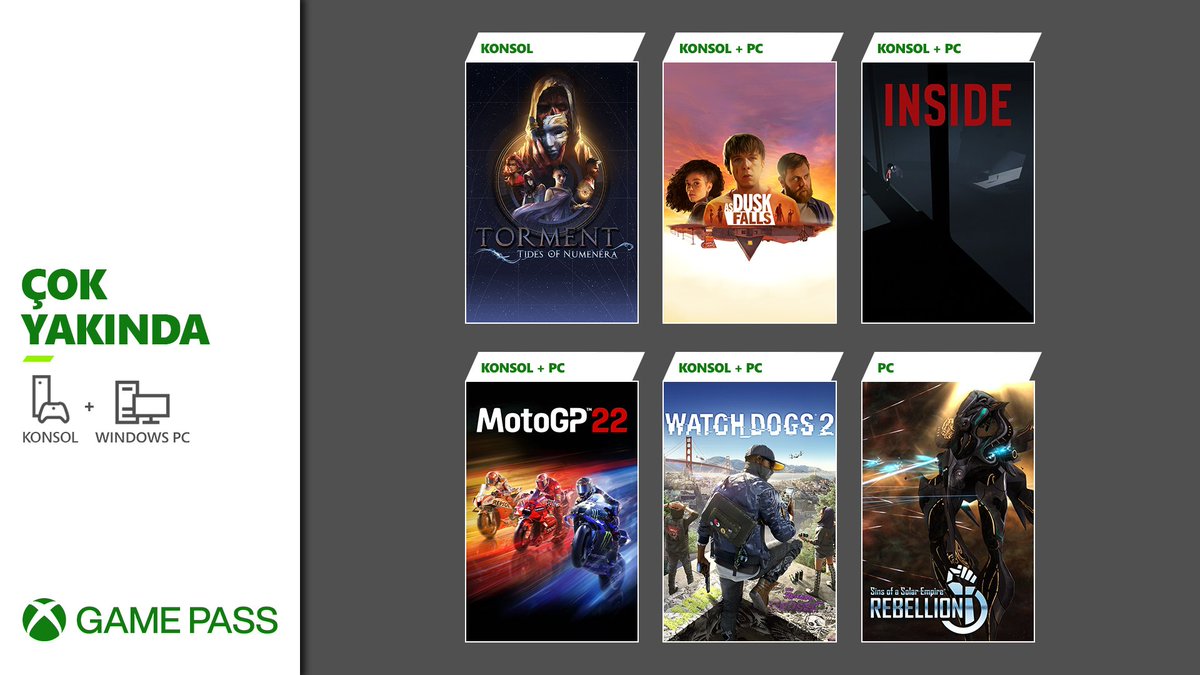 Çok yakında Game Pass'e eklenecek oyunlar açıklandı. 
Yavaş yavaş Ubisoft oyunları Game Pass'e geliyor. Bu konu ile ilgili ne düşünüyorsunuz yorumlara yazabilirsiniz.
💚XBOX💚🎮💬