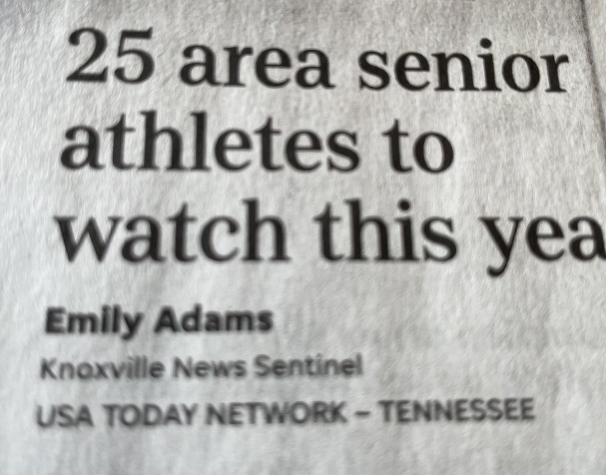 bulldawghouse's tweet photo. Loved seeing these 4 Bearden athletes recognized out of the 25 area athletes to watch this year!  They are each amazing! Thanks ⁦@eaadams6⁩ @aves_865⁩ ⁦@lucasnordin7⁩ ⁦@BeccaRoth6⁩ ⁦@brinley_murphy⁩ https://t.co/wkULN1MjuZ