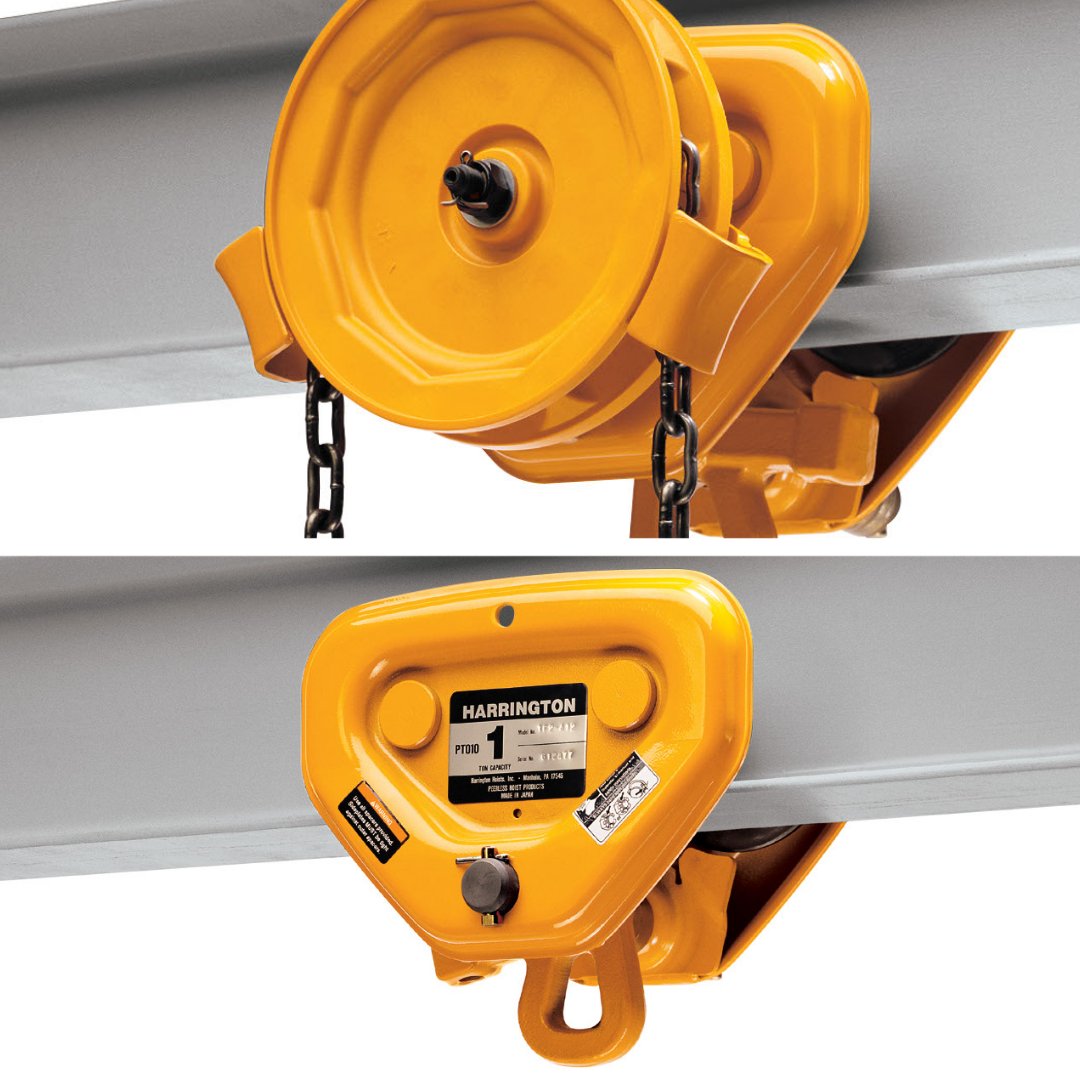 HarringtonHoist's tweet photo. Harrington's push and geared trolleys are versatile, durable, and economical choices for adding mobility to most of our hoists.
#PushTrolley #GearTrolley #Trolley https://t.co/yUxl5uDS6y