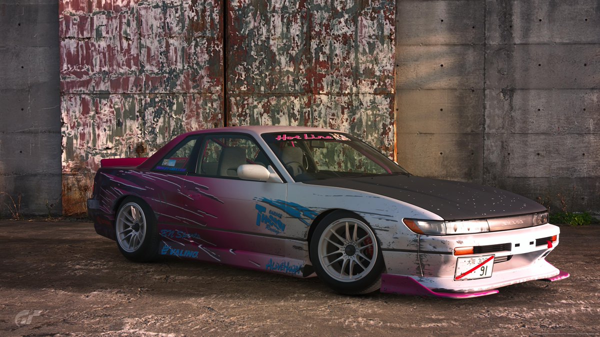 EzumeModesto's tweet photo. #PS5Share, #GranTurismo7 #ModestoDesigns #Custom #Livery #Design #GT7 #scapes #photo #Nissan #s13 #streetbuild #JDM #ClassicJDM https://t.co/ylCpT2D6WH