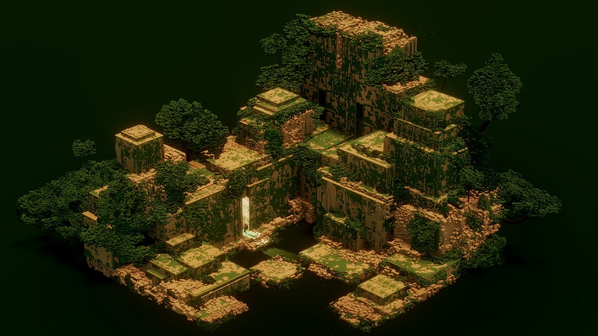 Overgrown temple_  #MadeInDreams