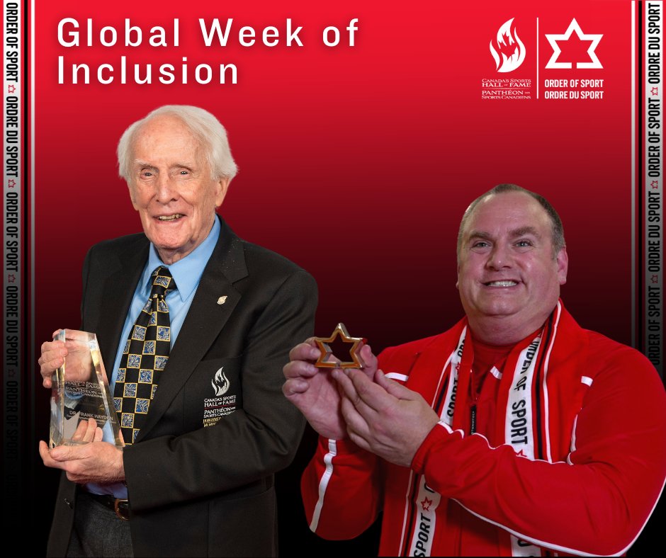 sportshall's tweet photo. In honour of @SpecialOCanada Global Week of Inclusion celebrating change made when we #ChooseToInclude, @sportshall recognizes two remarkable Hall of Famers.
Dr. Frank Hayden, creator of Special Olympics Movement &amp; Jackie Barrett, Special Olympics World Summer Games Gold Medalist https://t.co/QNcmtArg7A