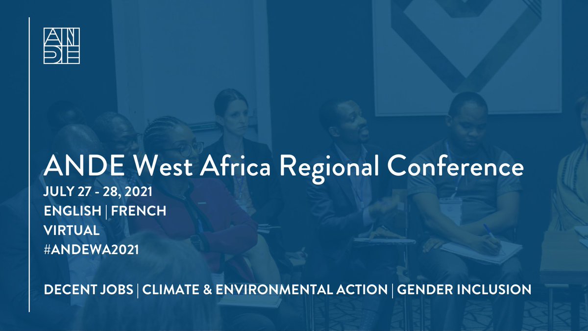 RukaSanusi's tweet photo. Super excited to be participating and speaking at @ANDEWestAfrica's regional conference #ANDEWestAfrica2022! Join us as we discuss, share &amp; learn as a  community of development #entrepreneurs &amp; practitioners on, inter alia,  #gender inclusion &amp; #climate adaptation. See you there! https://t.co/9L40sUka7i