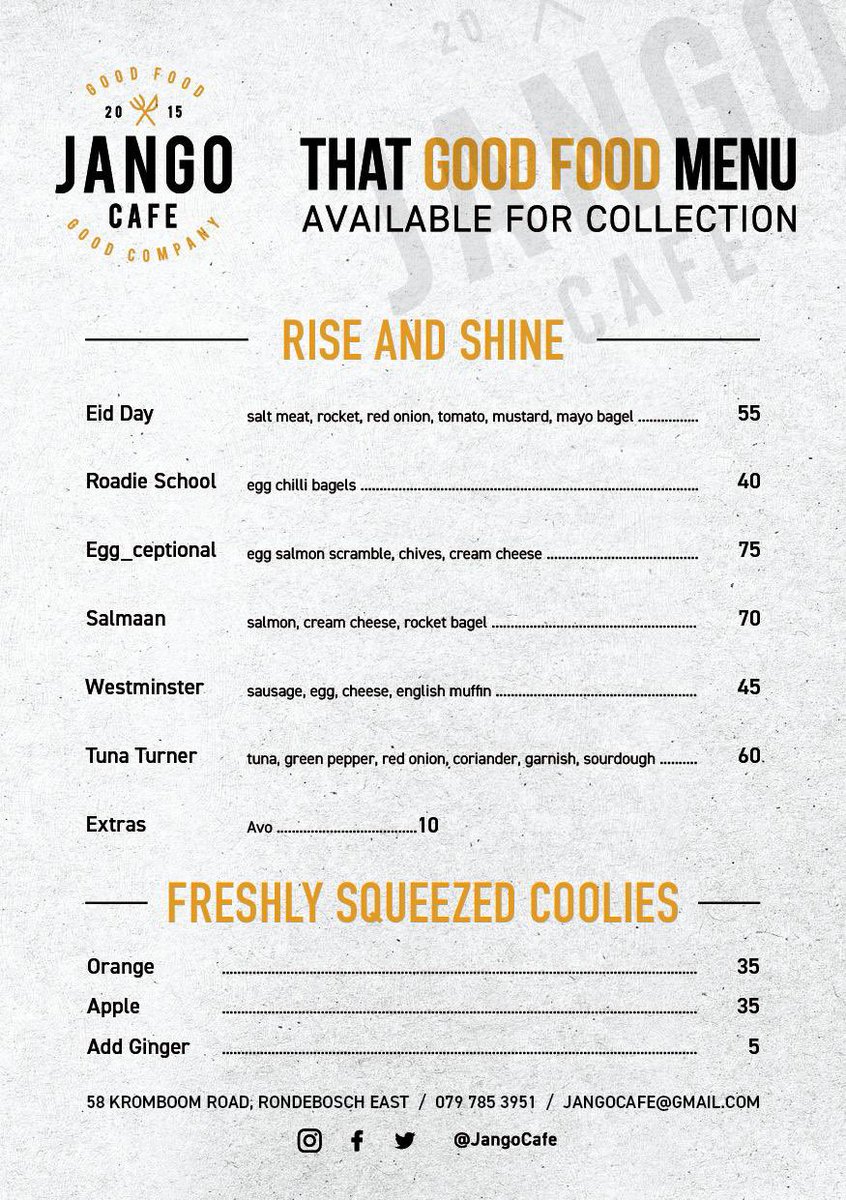 Weekends only 
8am - 11:30am
While stock lasts