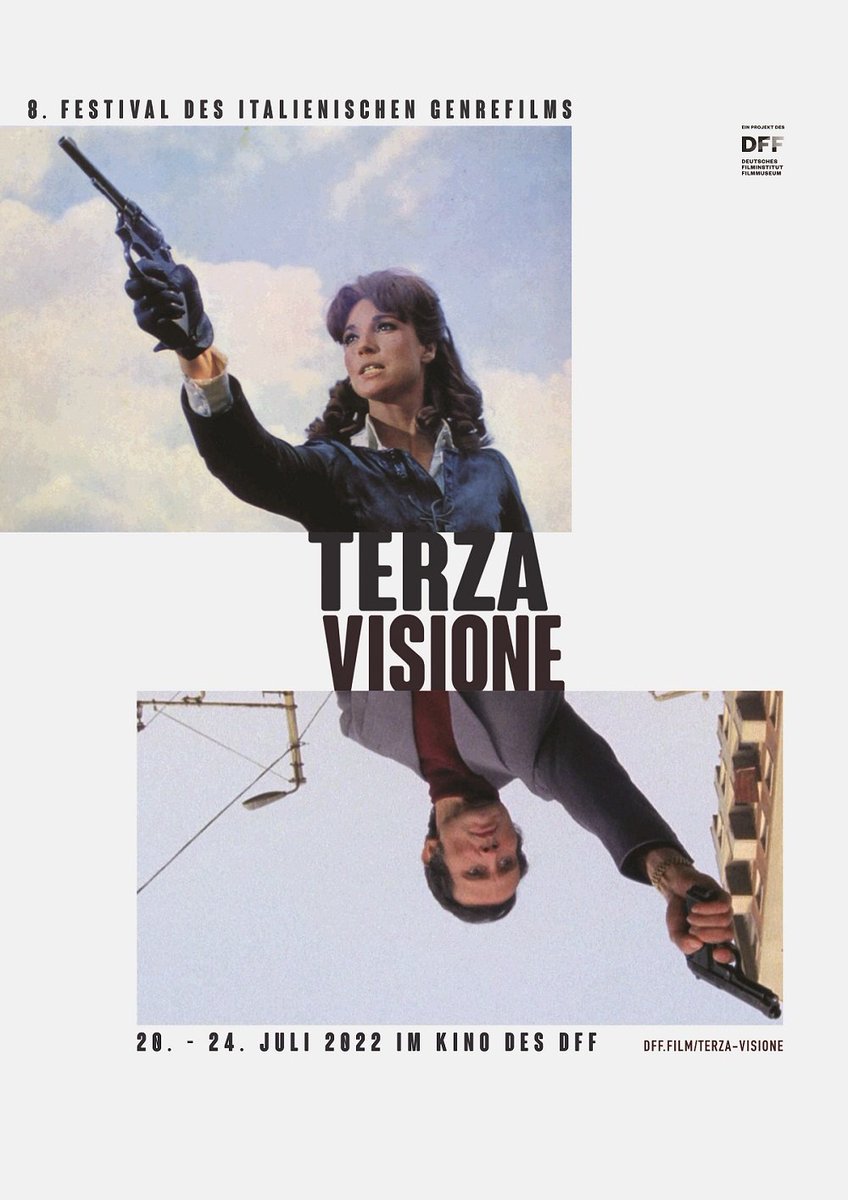 Eins der schönsten Filmfestivals der Welt startet ab Mi. in Frankfurt a.M.: Bin bei Terza Visione am Fr. &amp; Sa. dabei. Viel Lust auf den Piratenfilm, WHITE POP JESUS, den Spät-Fulci DES TEUFELS HONIG und Lina Wertmüller mit MEIN KÖRPER FÜR EIN POKERSPIEL: dff.film/kino/festivals…