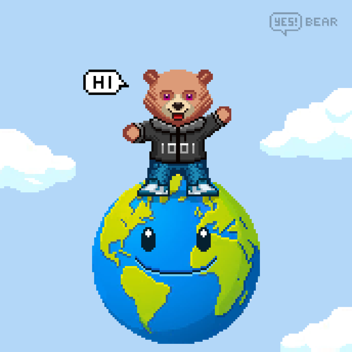 YesBear_NFTs's tweet photo. Hello everyone! ✨ We are Yes Bears, and we come here to have fun with humans under the neon lights of Tokyo 🌃 🇯🇵 Follow us to find out about our journey from the deep forests into the hustle of the big city 🐻

#NFTs  #NFTCommunity #NFTcollections https://t.co/V5J9AHMzWI