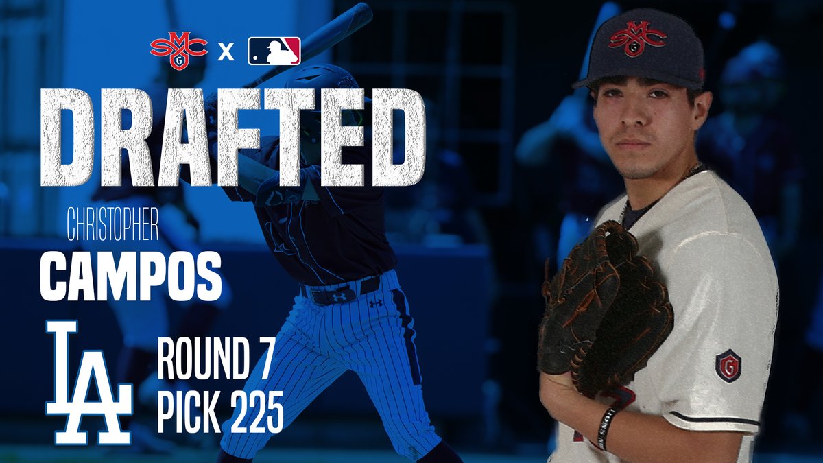 Two-way player Christopher Campos drafted by his favorite team, the <a href="/Dodgers/">Los Angeles Dodgers</a>!

7th Round, Pick #225

#GaelsRise