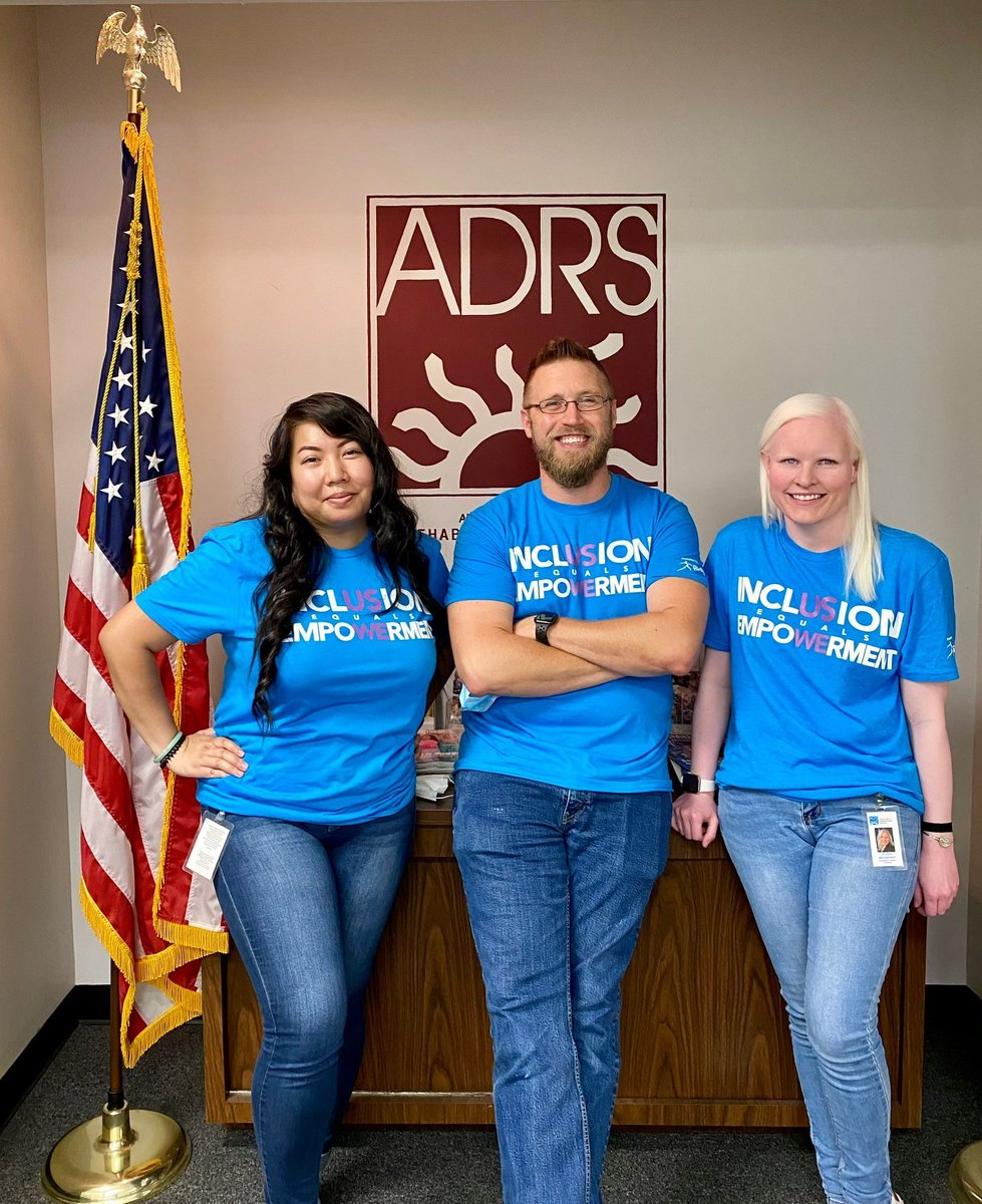 adrsfamily's tweet photo. ADRS Homewood VRS &amp; CRS teams participated in Annual United Ability Day promoting the message that “Inclusion Equals Empowerment” &amp; celebrating a united mission to enable Alabama’s children &amp; adults w/ disabilities to achieve their maximum potential! #ADRSfamily #UnitedAbility https://t.co/wBmhm99Jb8