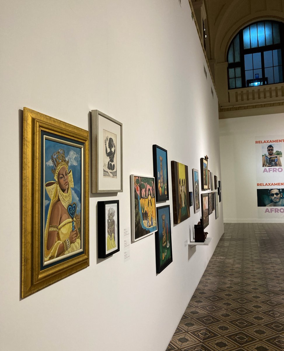 noitedosmuseus's tweet photo. “Presença Negra no MARGS” - presença e a representatividade negra no campo das artes visuais. Todo o primeiro andar do museu é destinado à exposição, que fica em cartaz até o dia 21 de agosto. A visitação é gratuita, de terça a domingo, das 10h às 19h!

Bora conferir!😉 https://t.co/d69liXh4uq