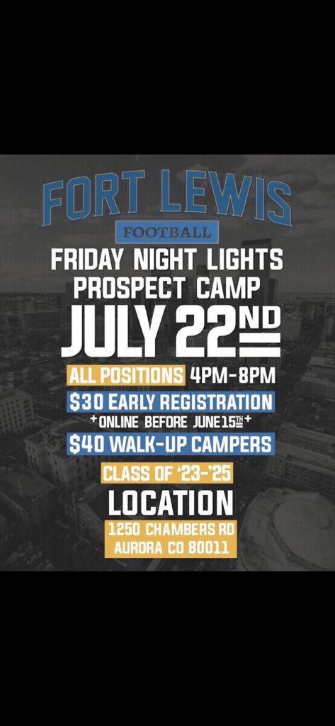 HERE WE GO‼️ Join is at William C. Hinkley High school this Friday &amp; COMPETE! Sign up on our website using the link secure.touchnet.com/C20760_ustores…