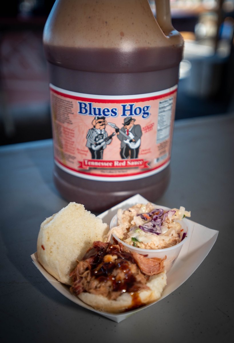 The best thing to pair with your BBQ? @blueshognation ⚡ #denverbbqfest #bbq #bbq #blueshognation