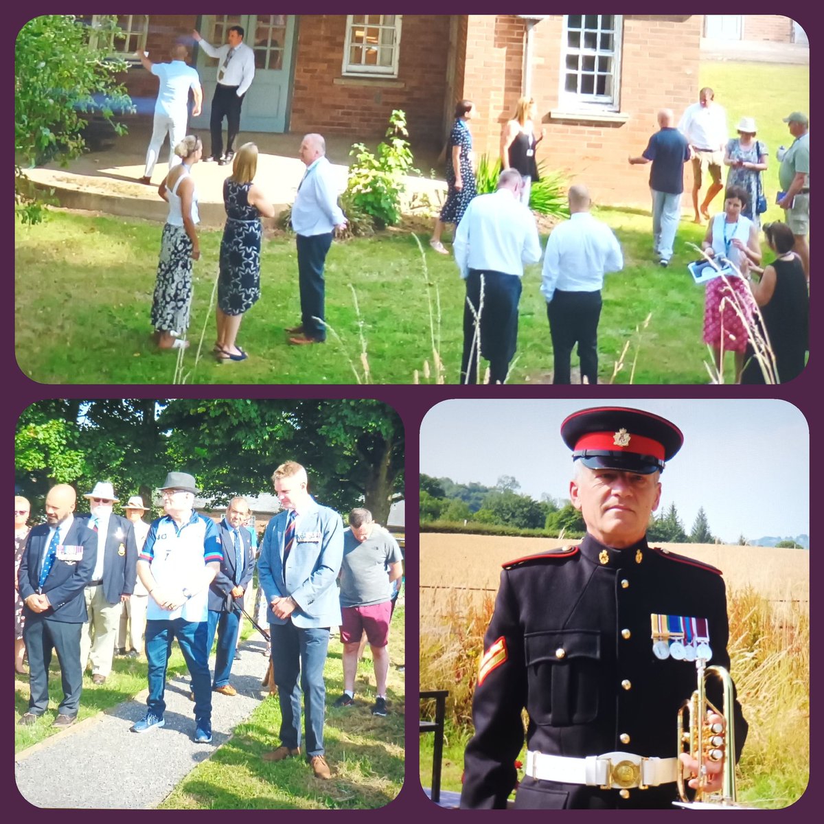 M33CMK's tweet photo. A few more #GoodMemoriesMade &amp; achievements realised for #Veterans  &amp; @AneurinBevanUHB colleagues #together this sunny morning at #MaindiffCourt Hospital #Gwent at the opening of the new #TherapySpace for Veterans https://t.co/npYiRwEovI