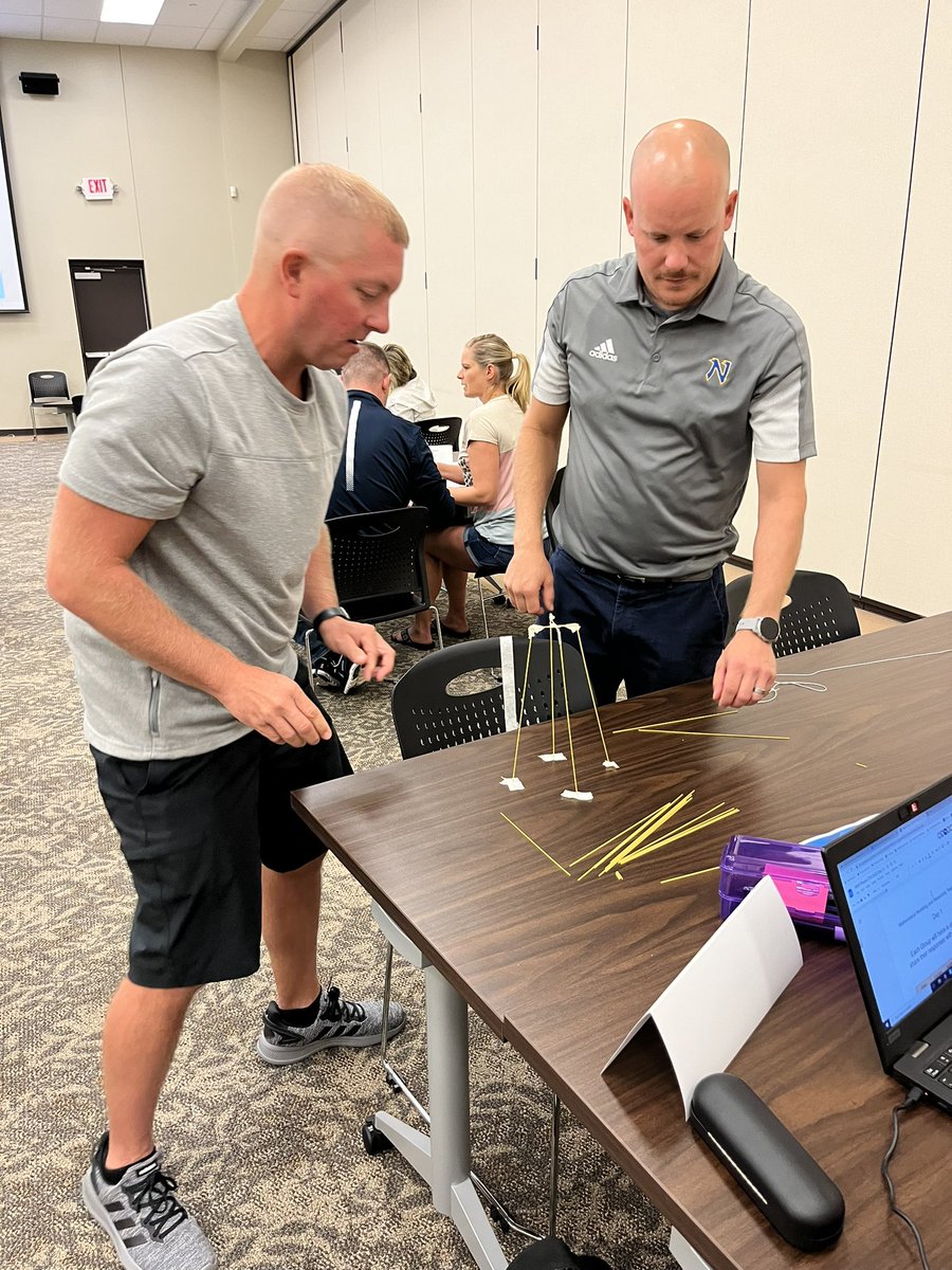 Excited to begin working with some outstanding math Ts and leaders in SW Ohio to implement the new ODE Math Modeling and Reasoning course! Kicked off the day using our problem solving skills to see who could build the tallest marshmallow tower! <a href="/ButlerCountyESC/">Butler County ESC</a>