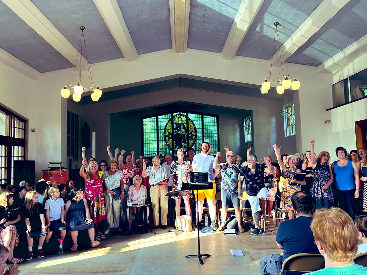 So proud of this lovely lot! Like many, we’ve been hit by Covid over the last few weeks but yet they still pulled together the most fun, thrilling and captivating show for our community. @NPCCPlymouth - huge well done 👏 #plymouth #community #singing