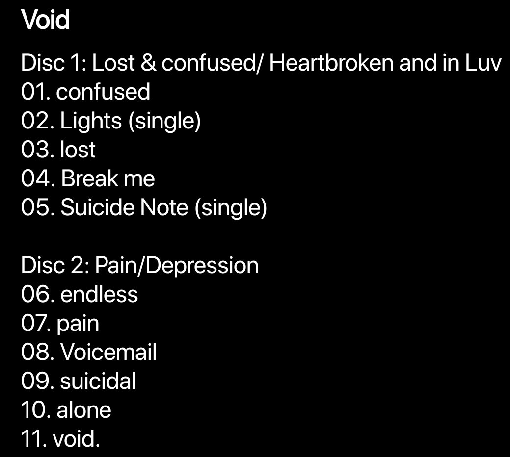 lemonx570's tweet photo. Tracklist: https://t.co/nCCbwWNm4U