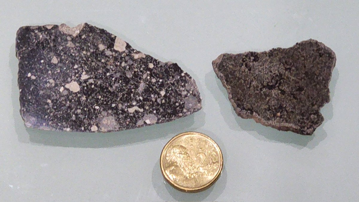 Mark Rigby (@aussie_starman) on Twitter photo My lunar & Martian meteorites I had with me for yesterday's <a href="/abcbrisbane/">ABC Brisbane</a> broadcast when Craig <a href="/Zonca/">Craig Zonca</a> & I were observing Skylink satellites as well as the Moon & Mars. If it had been cloudy we still would have seen bits of the Moon & Mars! My lunar & Martian meteorites I had with me for yesterday's <a href="/abcbrisbane/">ABC Brisbane</a> broadcast when Craig <a href="/Zonca/">Craig Zonca</a> & I were observing Skylink satellites as well as the Moon & Mars. If it had been cloudy we still would have seen bits of the Moon & Mars!