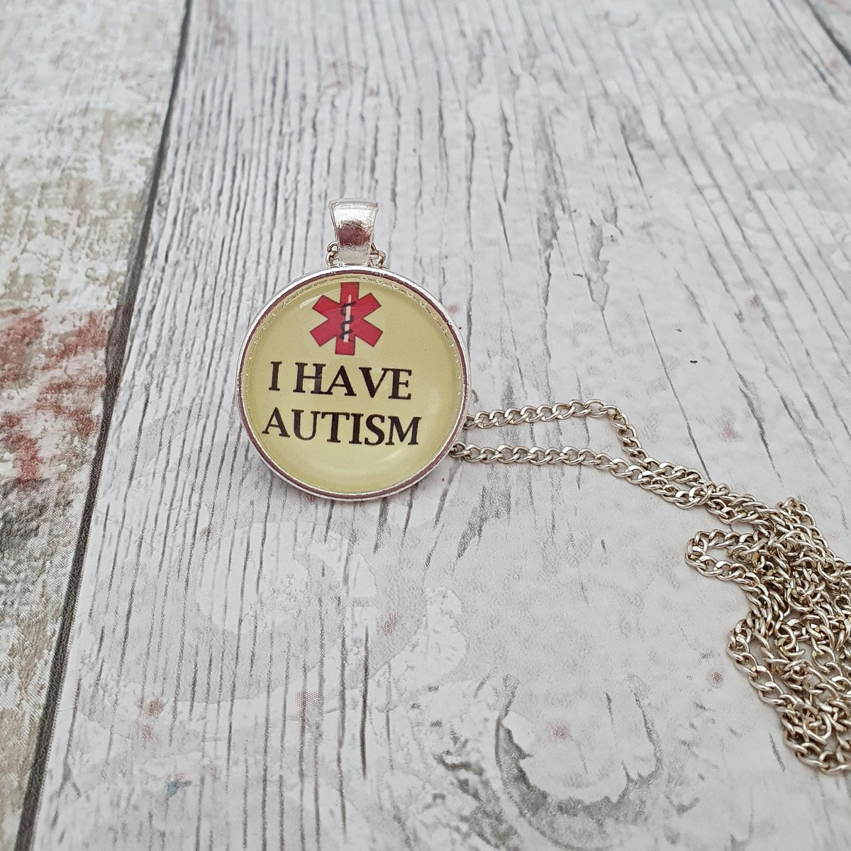 martisanne's tweet photo. I have Autism necklace, autism jewelry,  autism awareness, medical alert,  special needs, disability awareness, medical id, autistic pendant https://t.co/tdOJpHm5Eq #EtsyTeamUnity #TMTinsta #AutismAlert https://t.co/YqGg9LNqoM