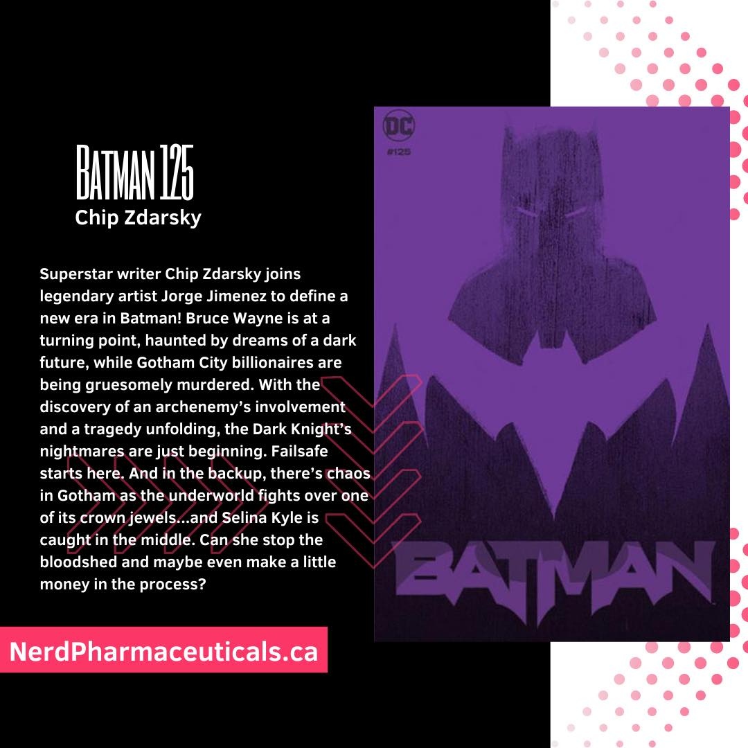 NerdPharmac's tweet photo. Just in case you missed out the first time, there's a second printing of Batman #125, with some glorious covers too!
@zdarsky , @JorgeJimenezArt , @BelenOrtega_
@dccomics #dc #dccomics #detectivecomics #batman #batman125 #comic #batmanart https://t.co/vajdM4NwVU