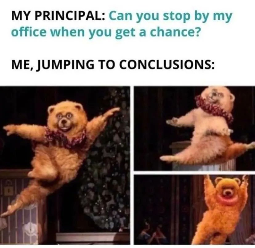 BMTteach_lead's tweet photo. #Edadmin don’t be the cause of all day anxiety and worry amongst your staff. Give insight on what you’d like to meet about, or wait until the end of the day to ask for a meeting. Don’t be the cause of interrupted instruction. 

#teachersoftwitter #BMTteach_lead #cpchat #edchat https://t.co/e6zz4DHmFg